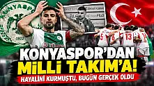 Konyaspor'dan A Milli Takım'a! Hayalini kurmuştu, bugün gerçek oldu