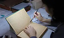 Yüzlerce yıllık eserler Cumhurbaşkanlığı Millet Kütüphanesi'nde 'şifa' buluyor