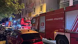 6 katlı apart otelde korkutan yangın