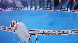 Camide kediyi tekmeleyen şahıs serbest bırakıldı