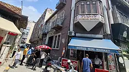 Çayını yudumlarken başına beton yağdı!