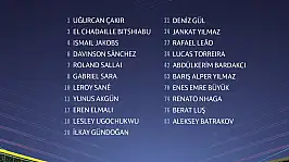 Galatasaray'ın, Sporting maçı kamp kadrosu belli oldu!