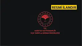 Karatay İlçe Tarım ve Orman Müdürlüğünden İdari Yaptırım Kararı Tebliği