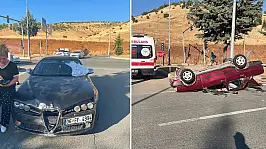 Kaza yapan Tofaş takla attı: 3'ü çocuk 7 yaralı