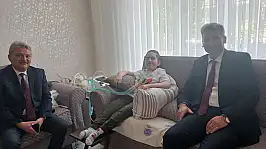 Konya'da evde eğitim gören öğrenciler unutulmadı