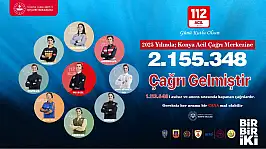 Konya Valiliği'nden 112 personeline teşekkür