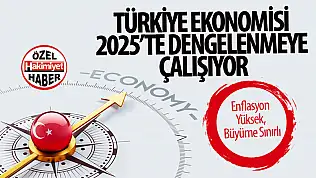 Türkiye Ekonomisi 2025'te Dengelenmeye Çalışıyor: Enflasyon Yüksek, Büyüme Sınırlı