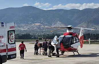 78 yaşındaki hasta için Konya'ya havadan sevk