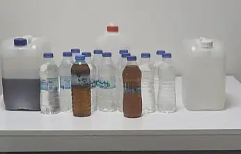 Akşehir'de gizli depo baskını! Bidon bidon sahte içki ele geçirildi
