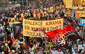 Ankara'da Filistin için dev yürüyüş!