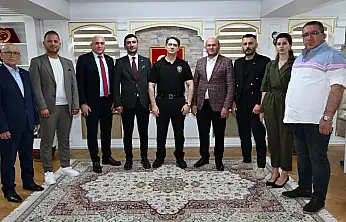 ASRİAD Konya Şubesi'nden Emniyet Müdürü Necmettin Koç'a ziyaret