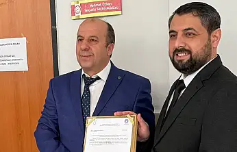 Başkan Çiftçi, mazbatasını aldı