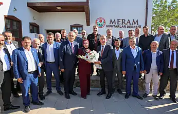 Başkan Kavuş'tan Meram muhtarlarına anlamlı ziyaret