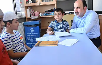 Başkan Uğur İbrahim Altay, çocuklarla buluştu