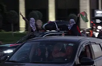 Bosna Hersek'ten yola çıkan uluslararası Filistin konvoyu Konya'ya ulaştı