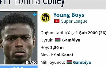 Ebrima Colley soru işaretleriyle dolu geliyor? Konyaspor yeni bir riskli transfere mi imza atmak üzere? Konyaspor'a geçen sezon ayak bileği sakatlığı yaşayan oyuncuyu kim satmak istiyor?