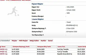 Fenerbahçe, gündemdeki oyuncunun lisansını çıkardı