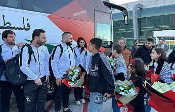 Filistin Milli Takımı Konya'ya geldi