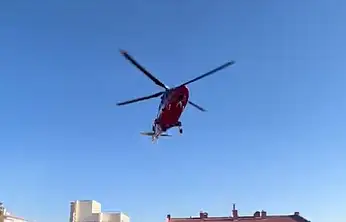 Göğüs ağrısıyla hastaneye gitti, hava ambulansıyla Konya'ya sevk edildi