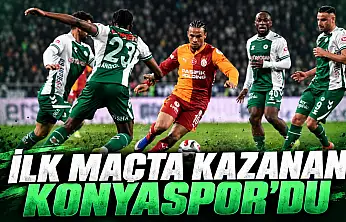 İlk maçta kazanan Konyaspor'du