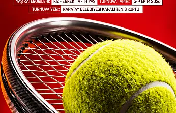 Karatay'da Cumhuriyet Bayramı coşkusu kortlara taşınacak