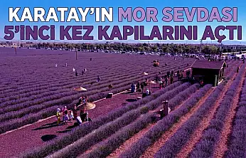Karatay'ın mor sevdası 5'inci kez kapılarını açtı
