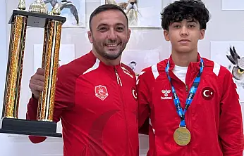 Karataylı genç güreşçi Balkan şampiyonu oldu