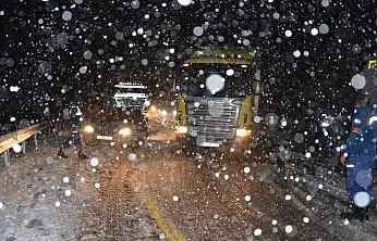 Konya bağlantısında beyaz mesai: Ekipler teyakkuzda