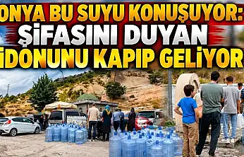 Konya bu suyu konuşuyor: Şifasını duyan bidonunu kapıp geliyor