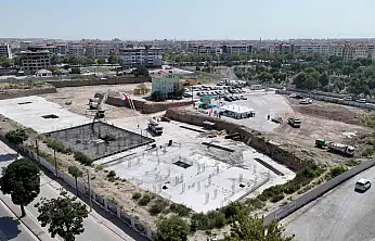 Konya'da 373 dairelik 45'inci konut hamlesinde temeller atıldı