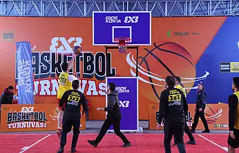 Konya'da 3x3 basketbol heyecanı sürüyor