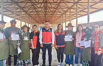 Konya'da 7 kursiyere Avrupa Birliği destekli sertifika