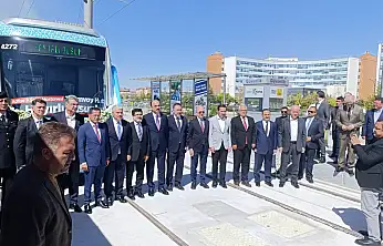 Konya'da Adliye-Şehir Hastanesi Tramvay Hattı hizmete girdi