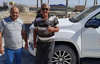 Konya'da arazide yaralı haldeydi, çiftçinin dikkati sayesinde kurtuldu