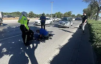 Konya'da bisikletli sürücü ölümden döndü!