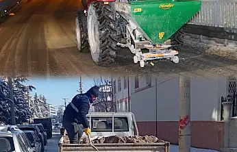 Konya'da buzlanmaya karşı 7/24 seferberlik