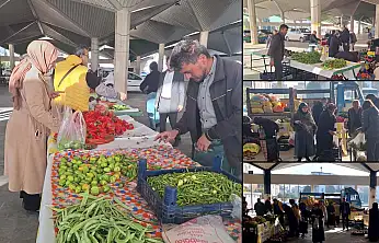 Konya'da cumartesi günlerinin vazgeçilmezi oldu! Bilen o pazara koşuyor