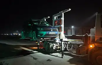 Konya'da 'Dur' ihtarına uymayan sürücünün kaçışı pahalıya patladı!