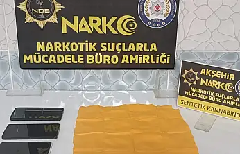 Konya'da durdurulan araçtan zehir çıktı