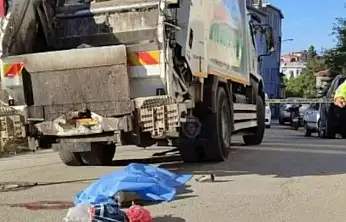 Konya'da feci kaza! Çöp kamyonunun çarptığı Peyman Çetinkaya hayatını kaybetti