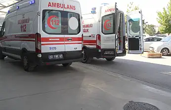 Konya'da feci kaza! Ticari taksi anne ve kızına çarptı