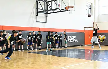 Konya'da geleceğin basketbolcuları sarı-siyah forma için mücadele etti