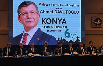 Konya'da Gelecek Partisi'nden dikkat çeken açıklamalar