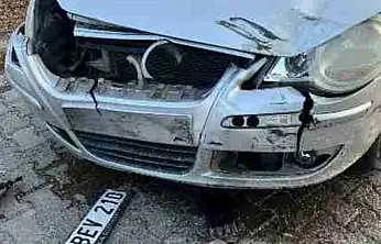 Konya'da iki caddenin kesiştiği noktada kaza: 1 kişi yaralı