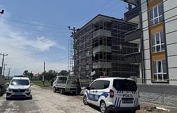 Konya'da inşaatta korkunç kaza! Elektrik akımına kapılan işçi 4'üncü kattan düştü