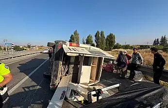 Konya'da işçileri taşıyan araç kaza yaptı: Çok sayıda yaralı var!