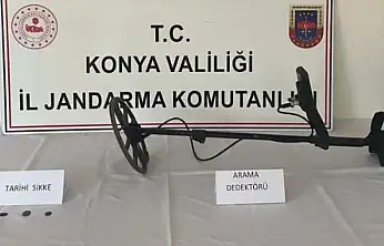 Konya'da kaçak kazıya suçüstü: Hazinelere devlet el koydu!