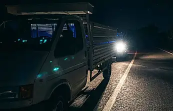 Konya'da kamyonet çalan hırsızların planı yarım kaldı