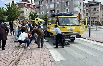 Konya'da kamyonet elektrikli bisikleti biçti: 3'ü çocuk 4 yaralı