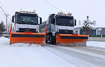 Konya'da kar bereketi, ilçede ulaşım seferberliği